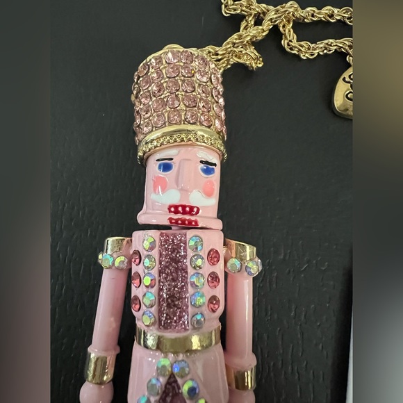 Betsey Johnson Nutcracker Rhinestone Long Pendant Necklace NWT - Picture 14 of 16